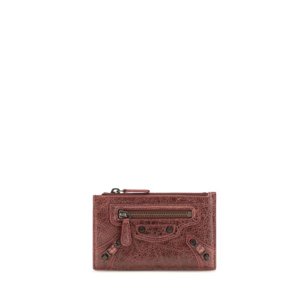 Balenciaga Bordeaux Lamb Ovis Aries Women's Wallet